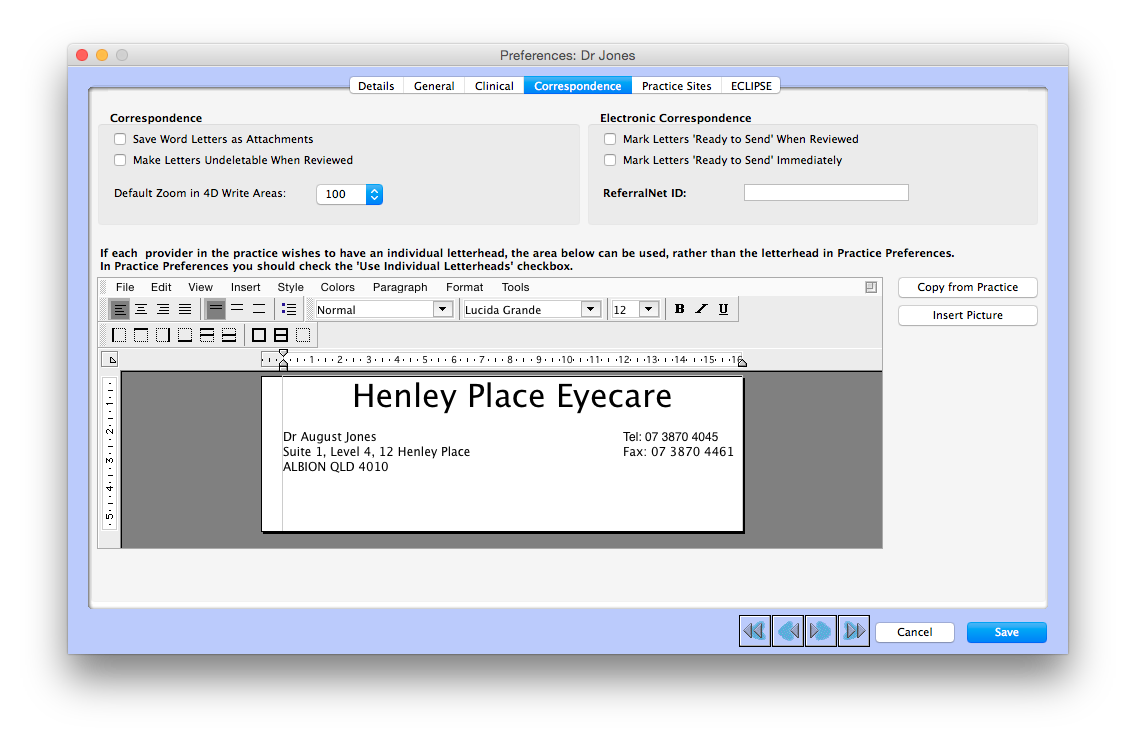 Configuring User Preferences | Genie Support